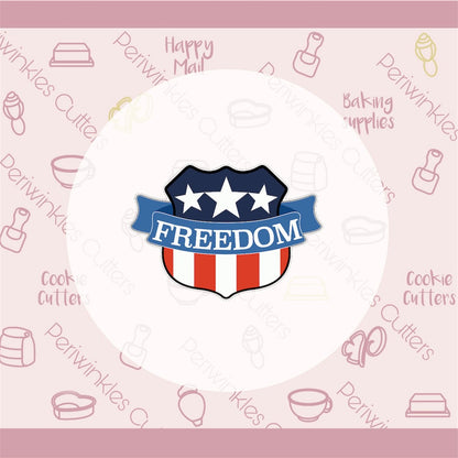 Freedom Shape Cookie Cutter - Periwinkles Cutters