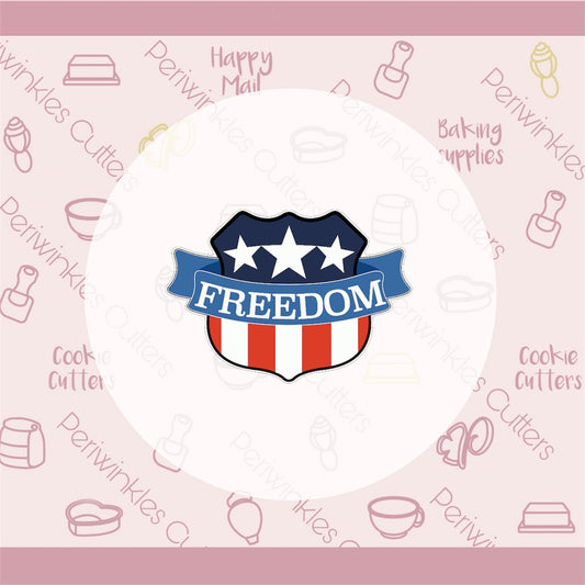 Freedom Shape Cookie Cutter - Periwinkles Cutters