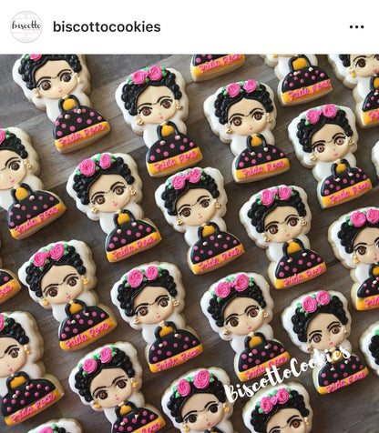 Frida Inspired Cookie Cutter - Periwinkles Cutters