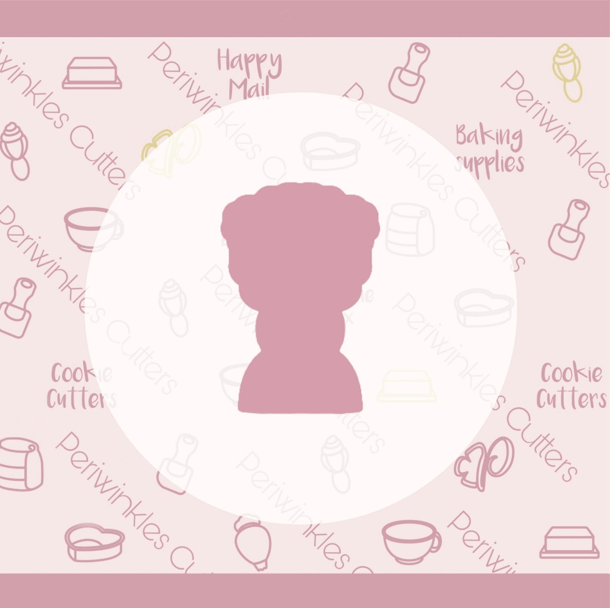 Frida Inspired Cookie Cutter - Periwinkles Cutters