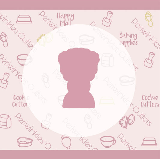 Frida Inspired Cookie Cutter - Periwinkles Cutters