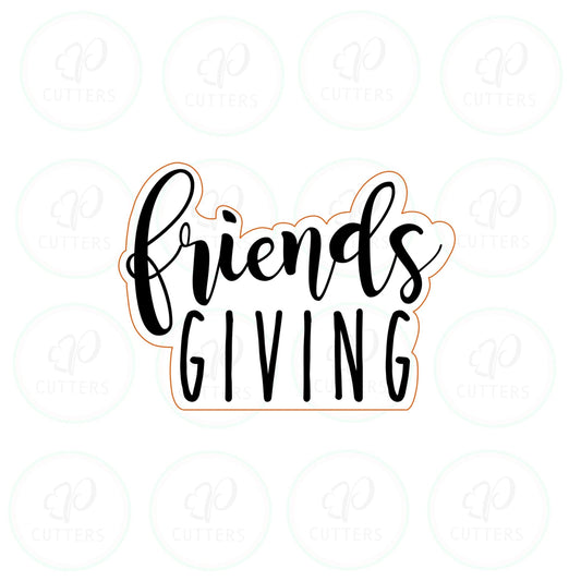 Friends GIVING Cookie Cutter - Periwinkles Cutters