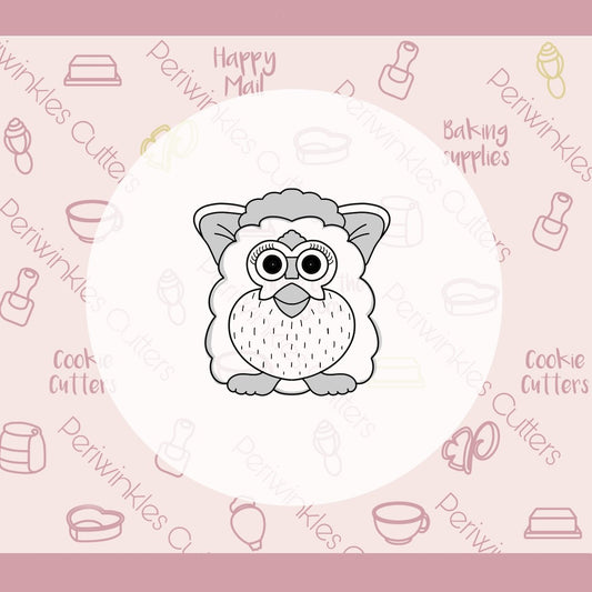Furby Cookie Cutter - Periwinkles Cutters