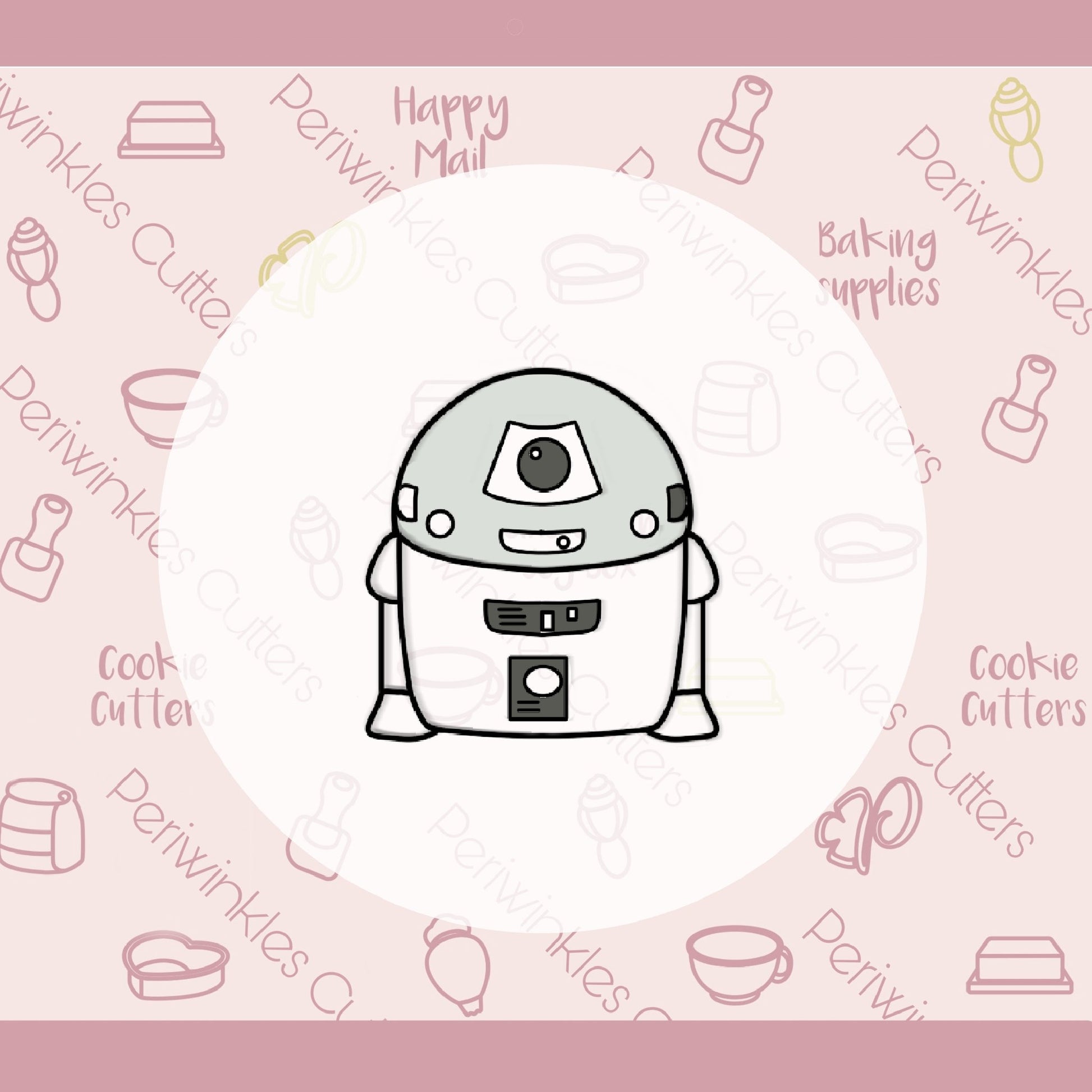 Galaxy Wars Droid Cookie Cutter - Periwinkles Cutters