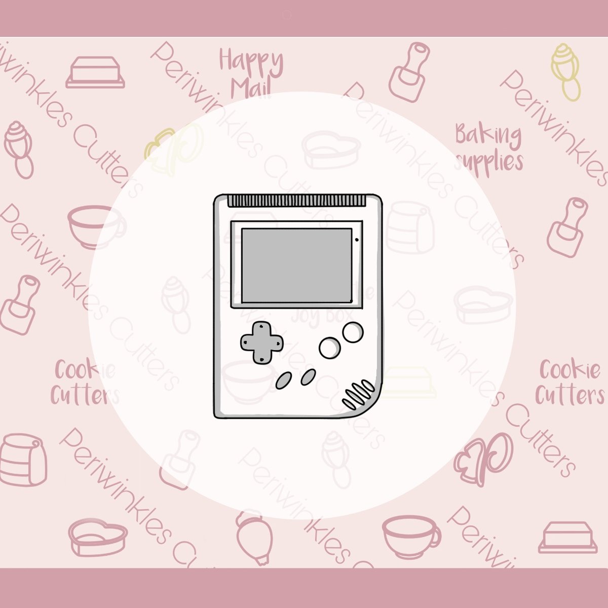 Game Boy Cookie Cutter - Periwinkles Cutters