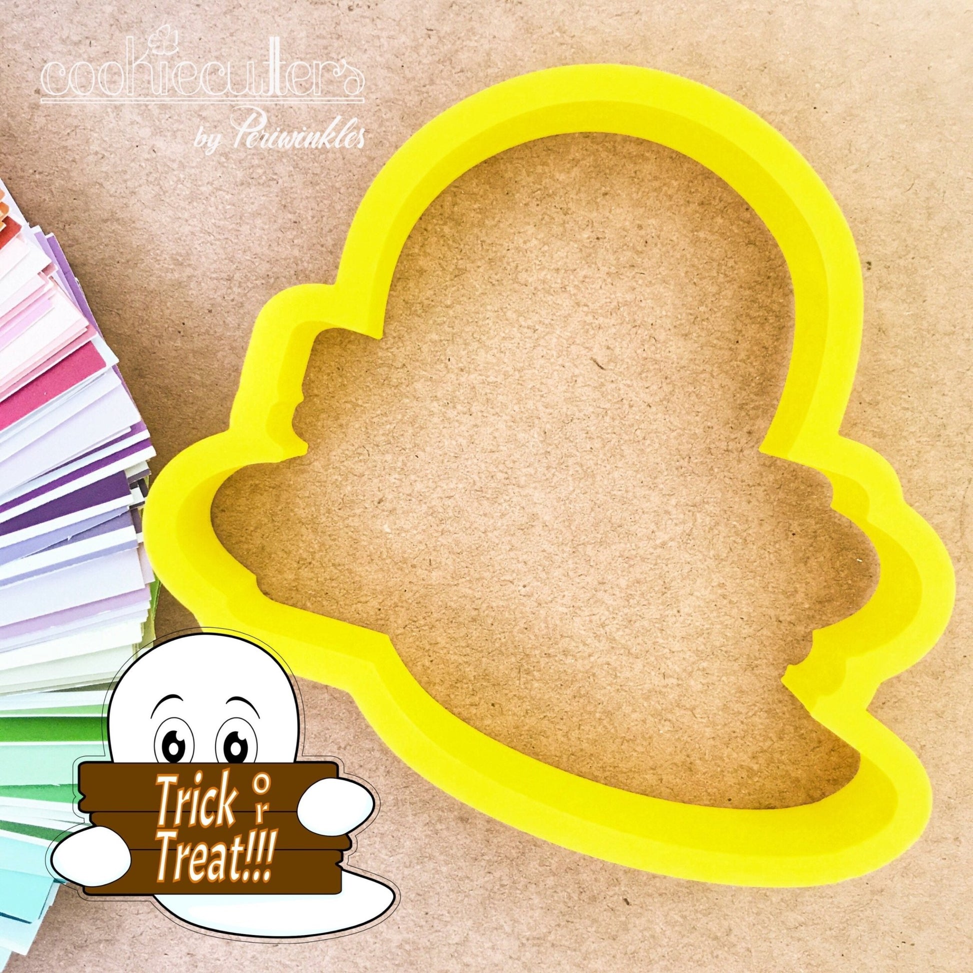 Ghost Plaque Cookie Cutter - Periwinkles Cutters