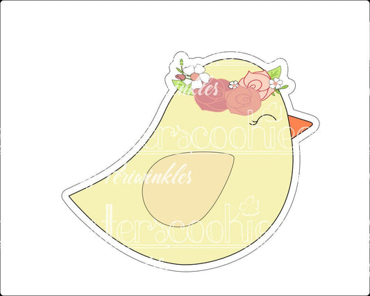 Girly Love Bird Cookie Cutter - Periwinkles Cutters