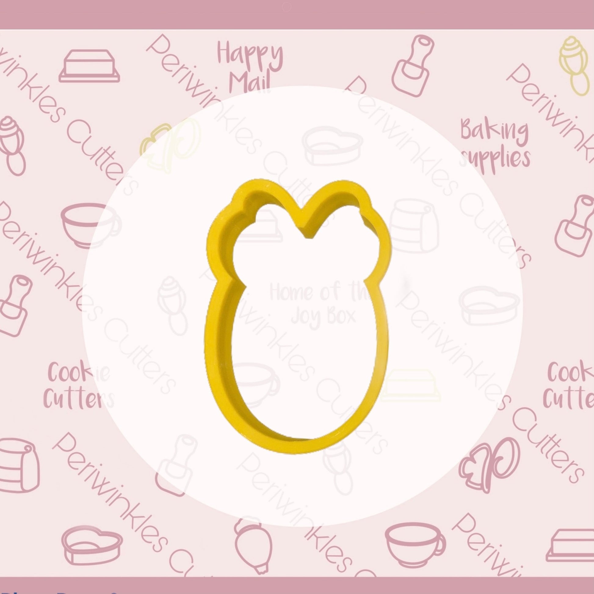 Girly Mouse Ears Egg Cookie Cutter - Periwinkles Cutters