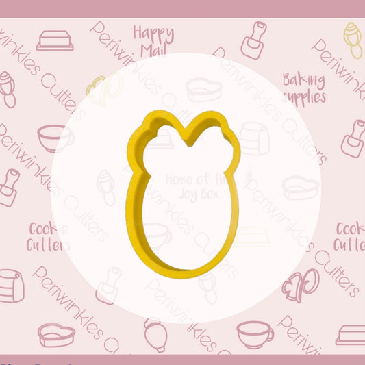 Girly Mouse Ears Egg Cookie Cutter - Periwinkles Cutters