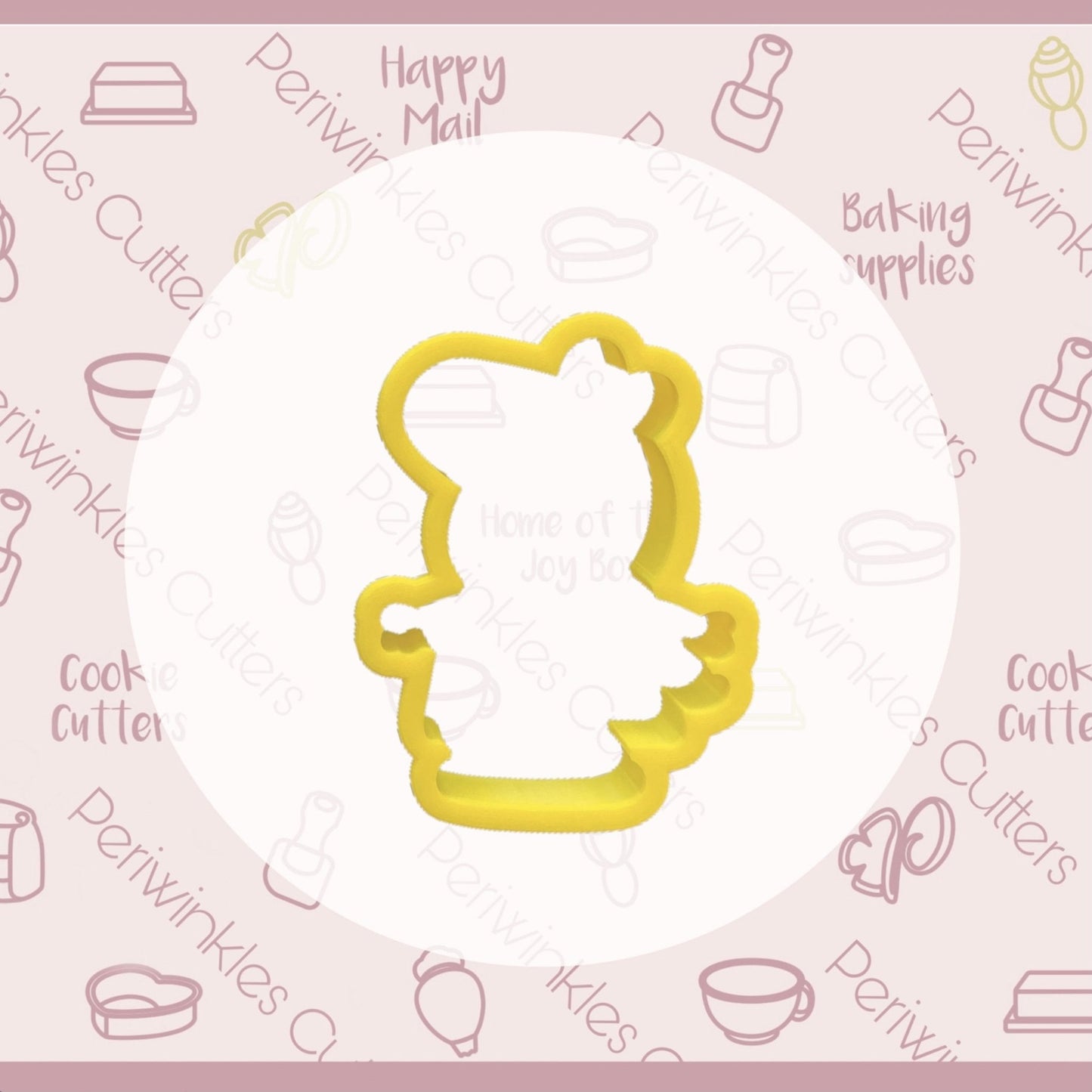 Girly Pig Cookie Cutter - Periwinkles Cutters