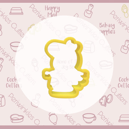 Girly Pig Cookie Cutter - Periwinkles Cutters