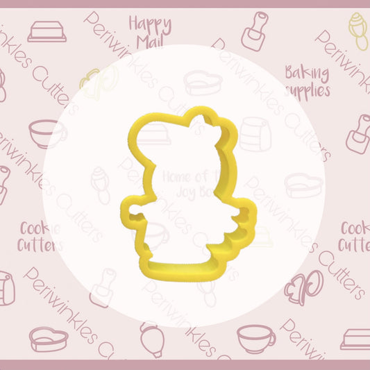 Girly Pig Cookie Cutter - Periwinkles Cutters