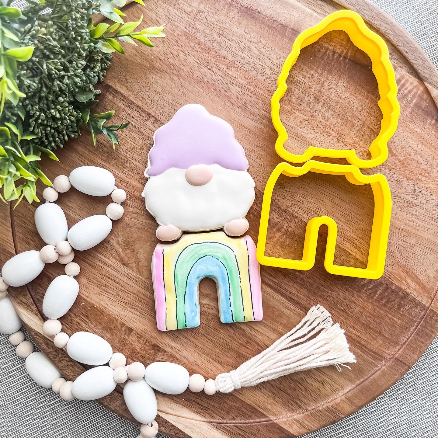 Gnome Rainbow Set of 2 Cookie Cutter - Periwinkles Cutters
