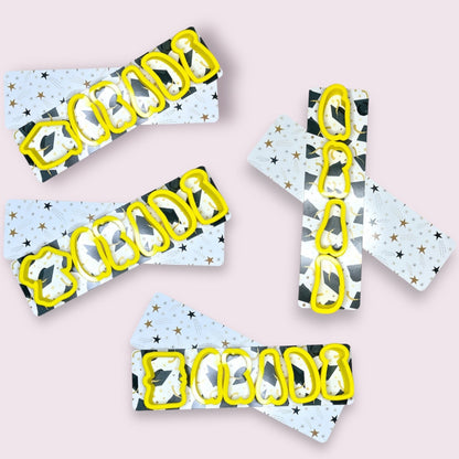 GRAD Tassel Retro Set of 5 Cookie Cutter - Periwinkles Cutters