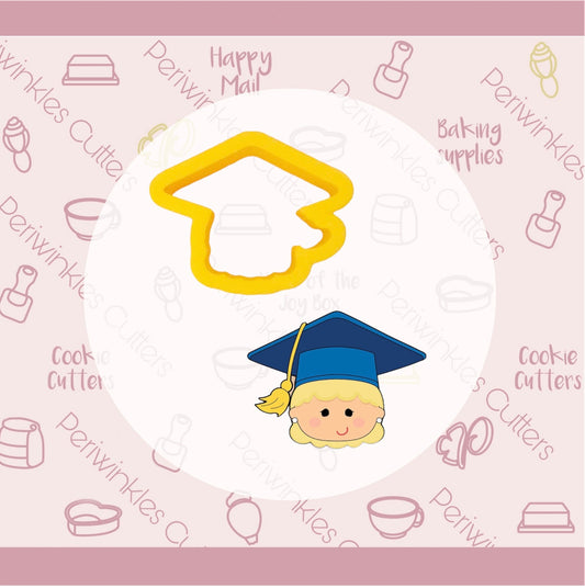 Graduate Kid Cookie Cutter - Periwinkles Cutters