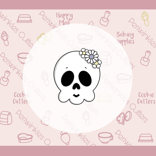 Groovy Skull Cookie Cutter - Periwinkles Cutters