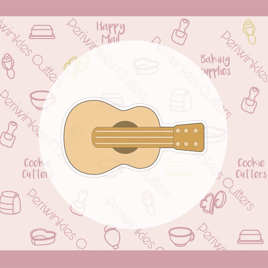 Guitar Cookie Cutter - Periwinkles Cutters