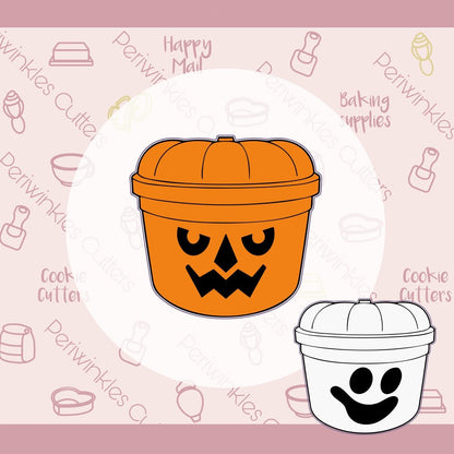 Halloween Bucket Happy Meal Cookie Cutter - Periwinkles Cutters Cookie Cutter