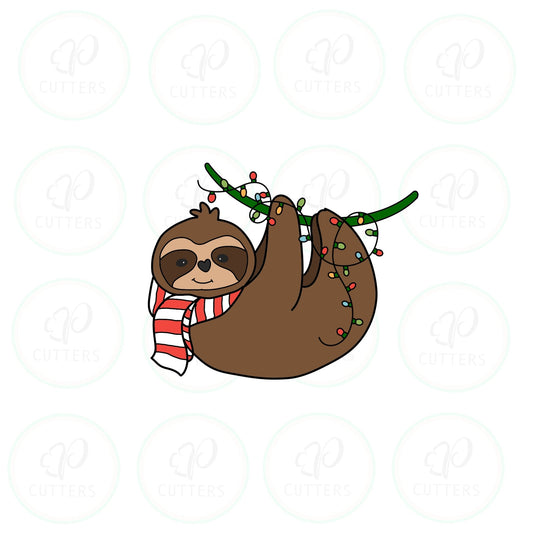 Hanging Sloth Cookie Cutter - Periwinkles Cutters