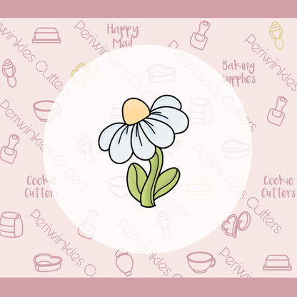 Happy Flower Cookie Cutter - Periwinkles Cutters
