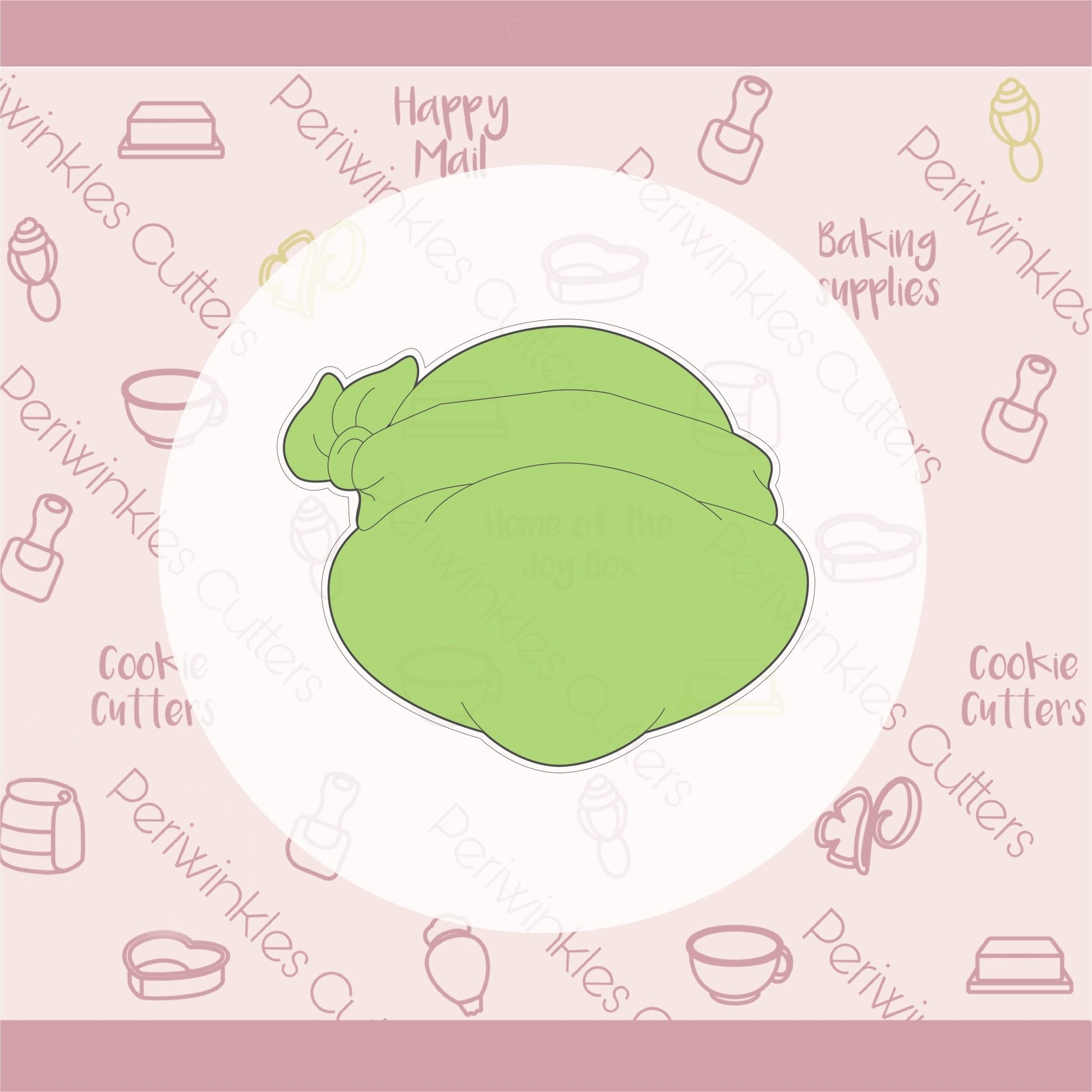 Happy Turtle Cookie Cutter - Periwinkles Cutters