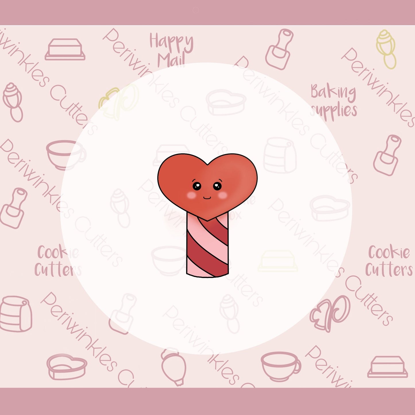 Heart Pop Cookie Cutter - Periwinkles Cutters