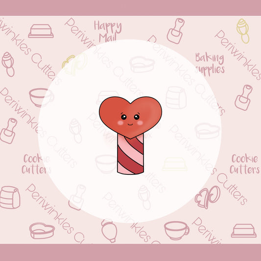 Heart Pop Cookie Cutter - Periwinkles Cutters