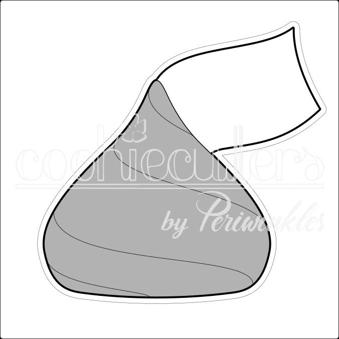 Hershey Kisses Cookie Cutter - Periwinkles Cutters