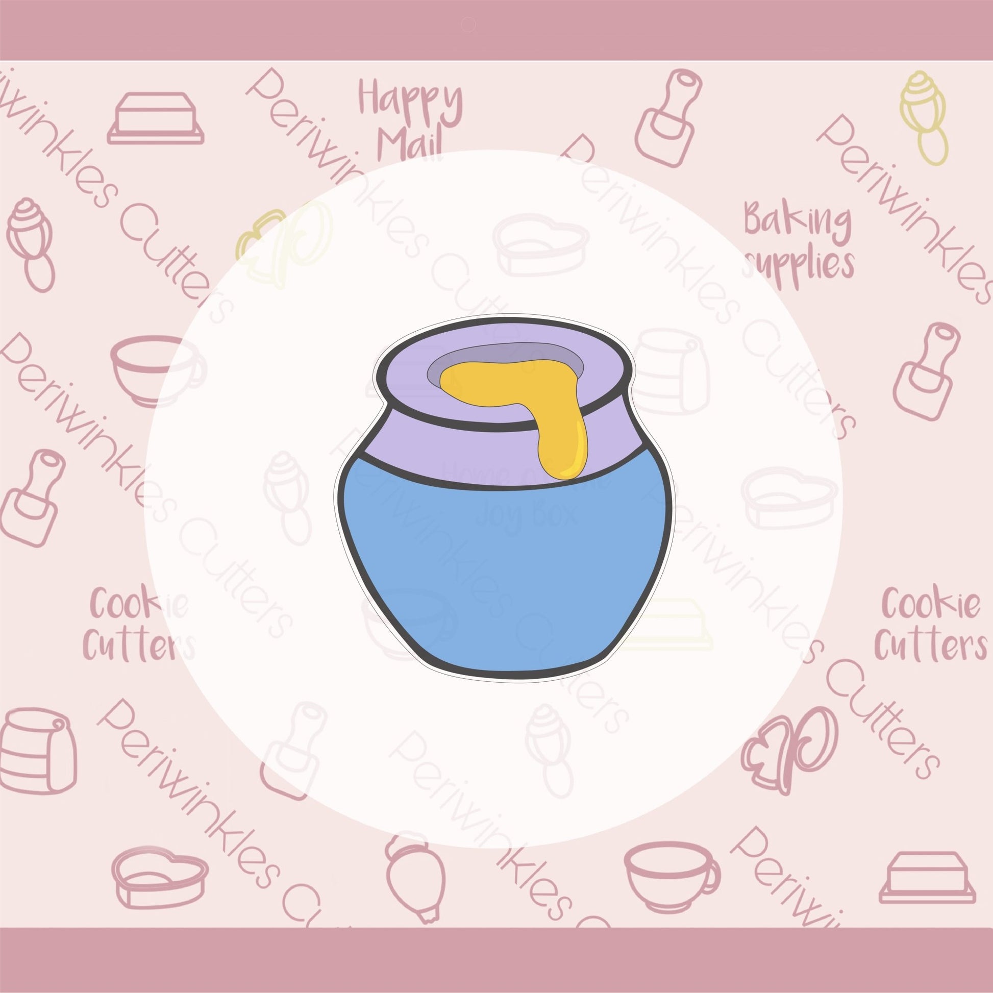Honey Pot Cookie Cutter - Periwinkles Cutters