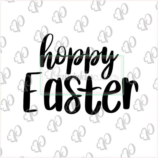 Hoppy Easter Plaque Cookie Cutter - Periwinkles Cutters