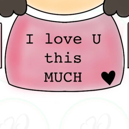 I Love U This Much Kids Cookie Platter Cutter - Periwinkles Cutters