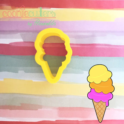 Ice Cream Cookie Cutter - Periwinkles Cutters