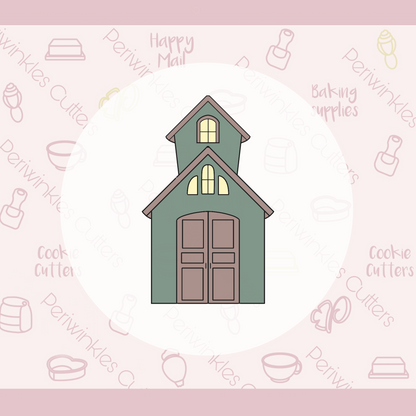 Christmas Villages Cookie Cutter - Individual - Periwinkles Cookie Cutters 