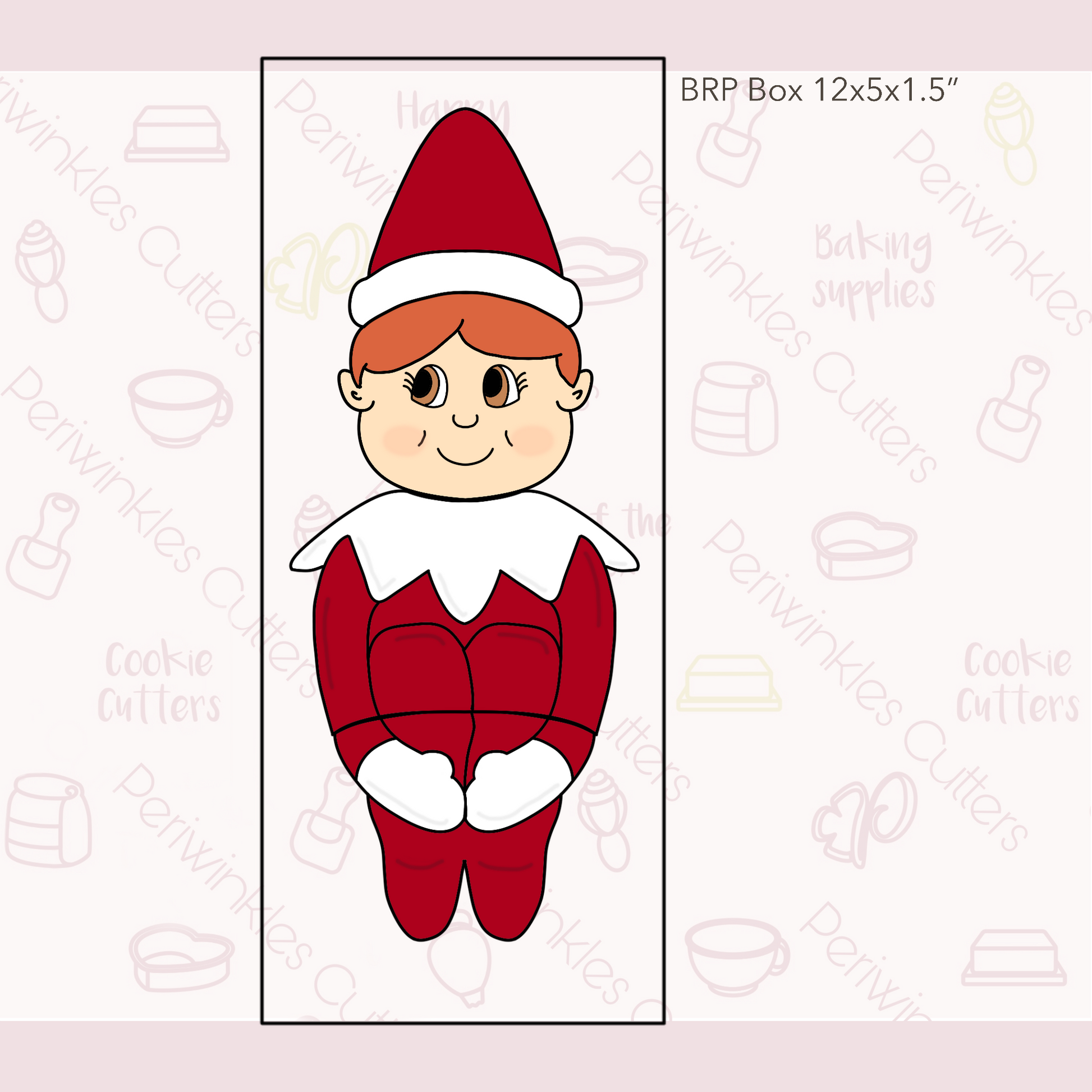 Build an Elf Set of 4 Cookie Cutters - Periwinkles Cookie Cutters