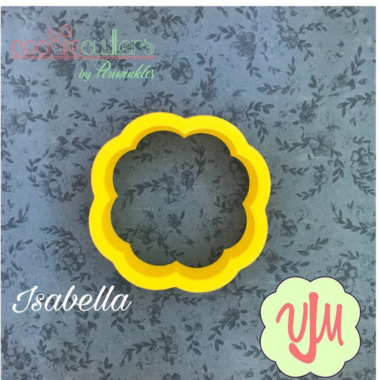 Isabella Plaque Cookie Cutter - Periwinkles Cutters
