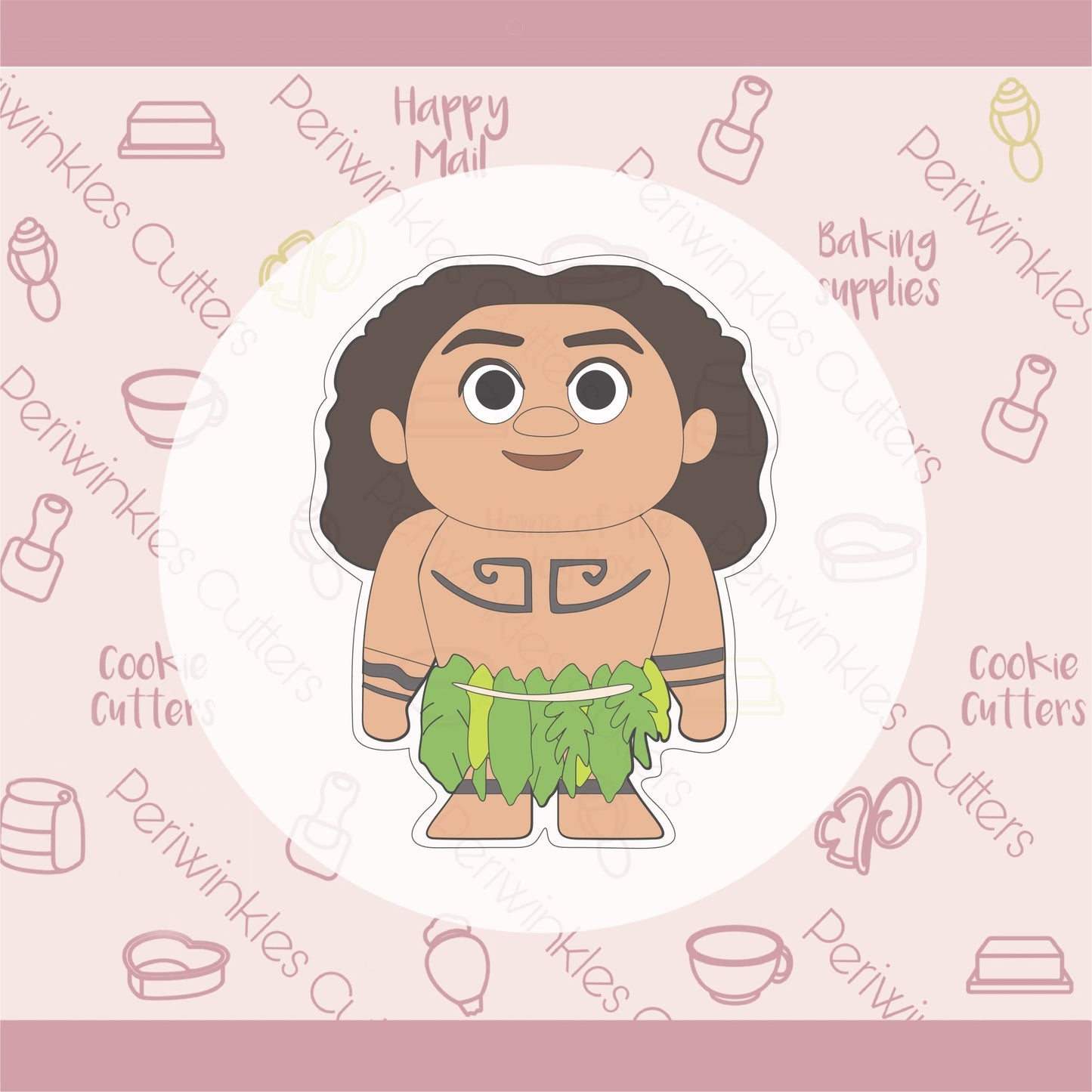 Island Tribe Full Bodies Cookie Cutters - Periwinkles Cutters