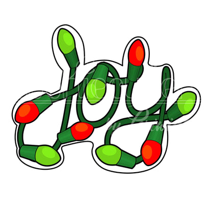 Joy Lights Cookie Cutter - Periwinkles Cutters