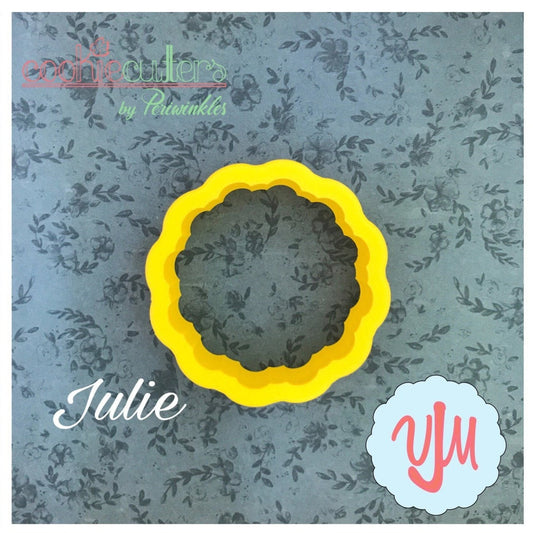 Julie Plaque Cookie Cutter - Periwinkles Cutters