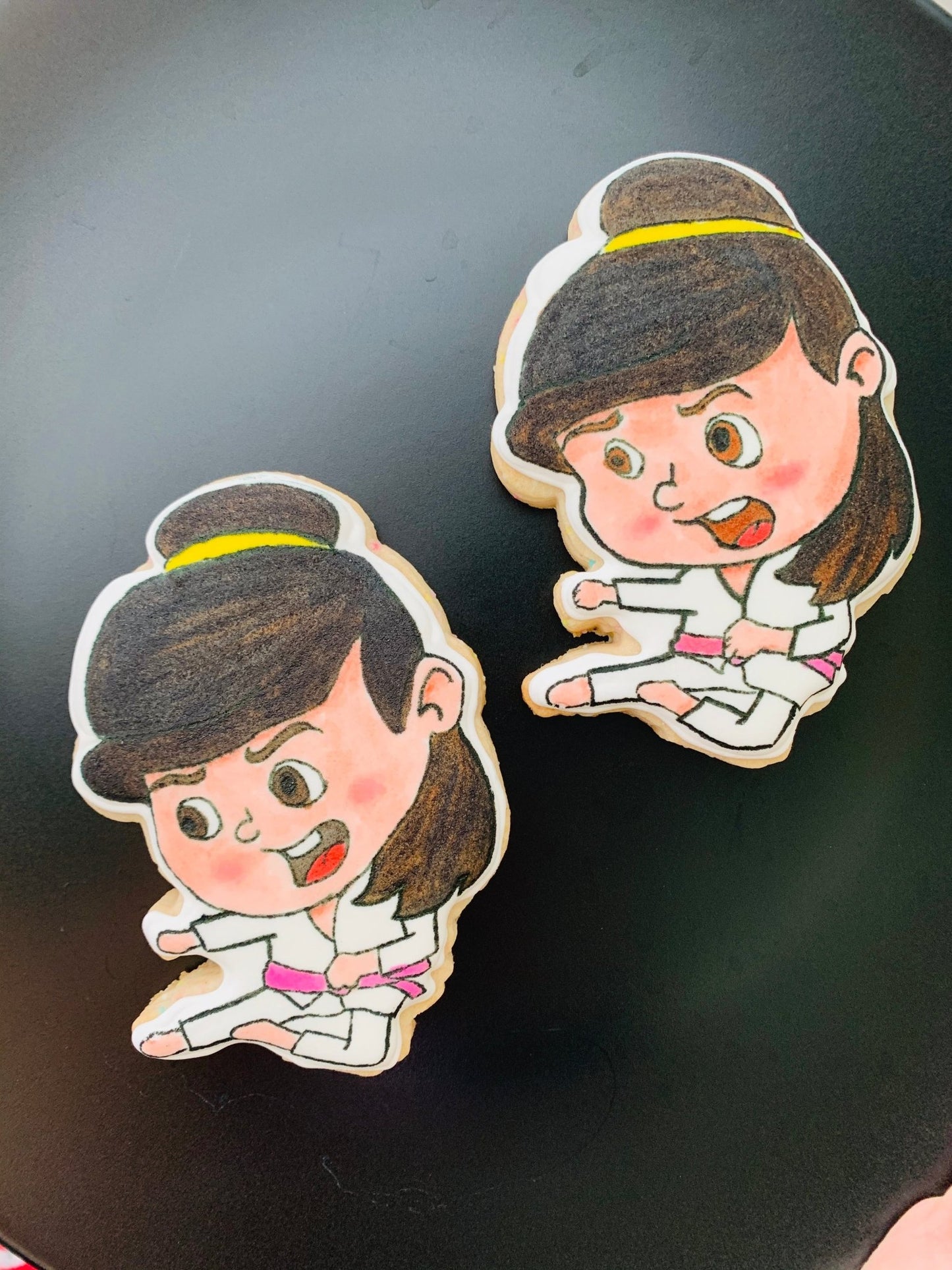 Karate Girl Cookie Cutter - Periwinkles Cutters