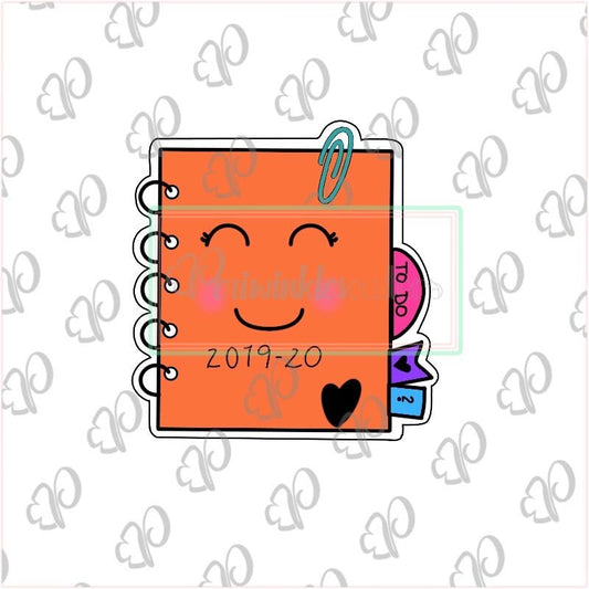 Kawaii Planner Cookie Cookie Cutter - Periwinkles Cutters