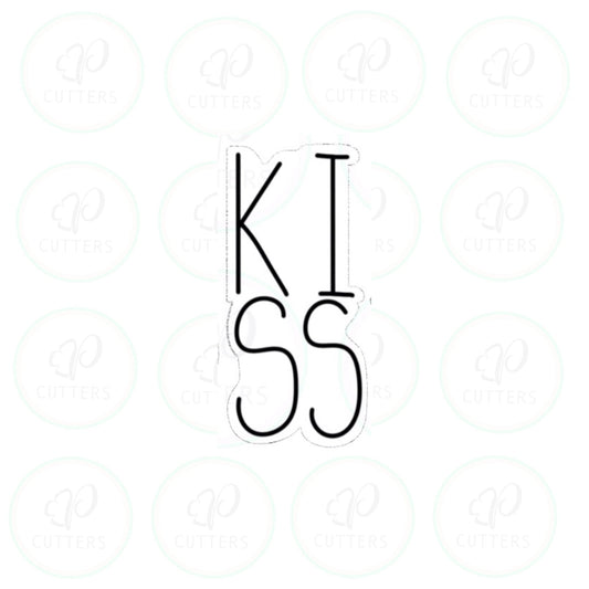 KISS - Tall Cookie Cutter - Periwinkles Cutters