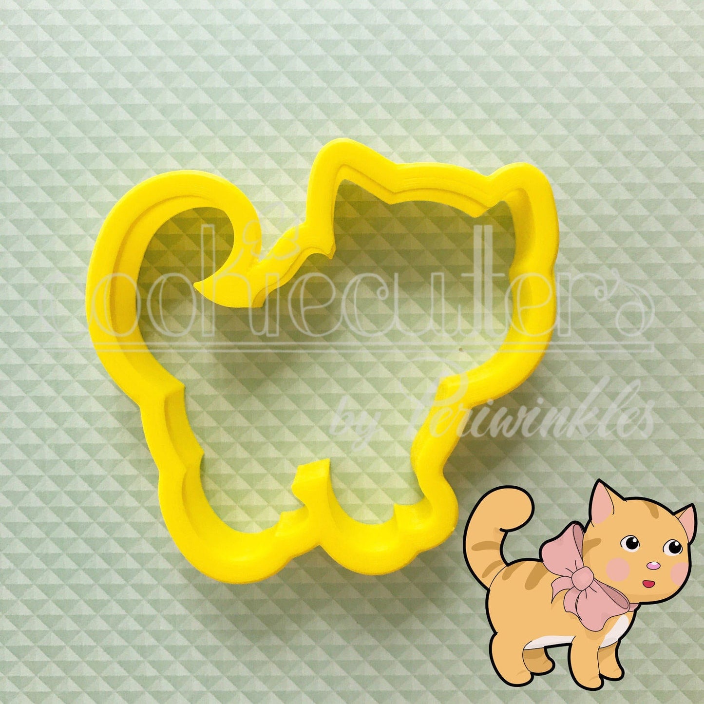 Kitty Cat Cookie Cutter - Periwinkles Cutters