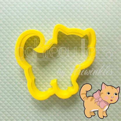 Kitty Cat Cookie Cutter - Periwinkles Cutters