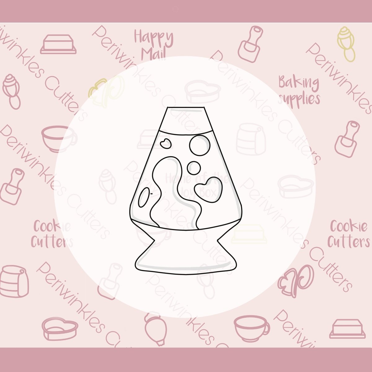 Lava Lamp Cookie Cutter - Periwinkles Cutters