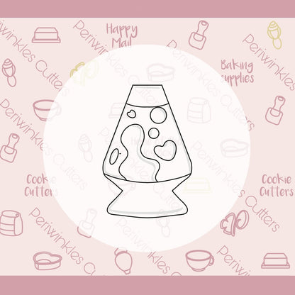 Lava Lamp Cookie Cutter - Periwinkles Cutters
