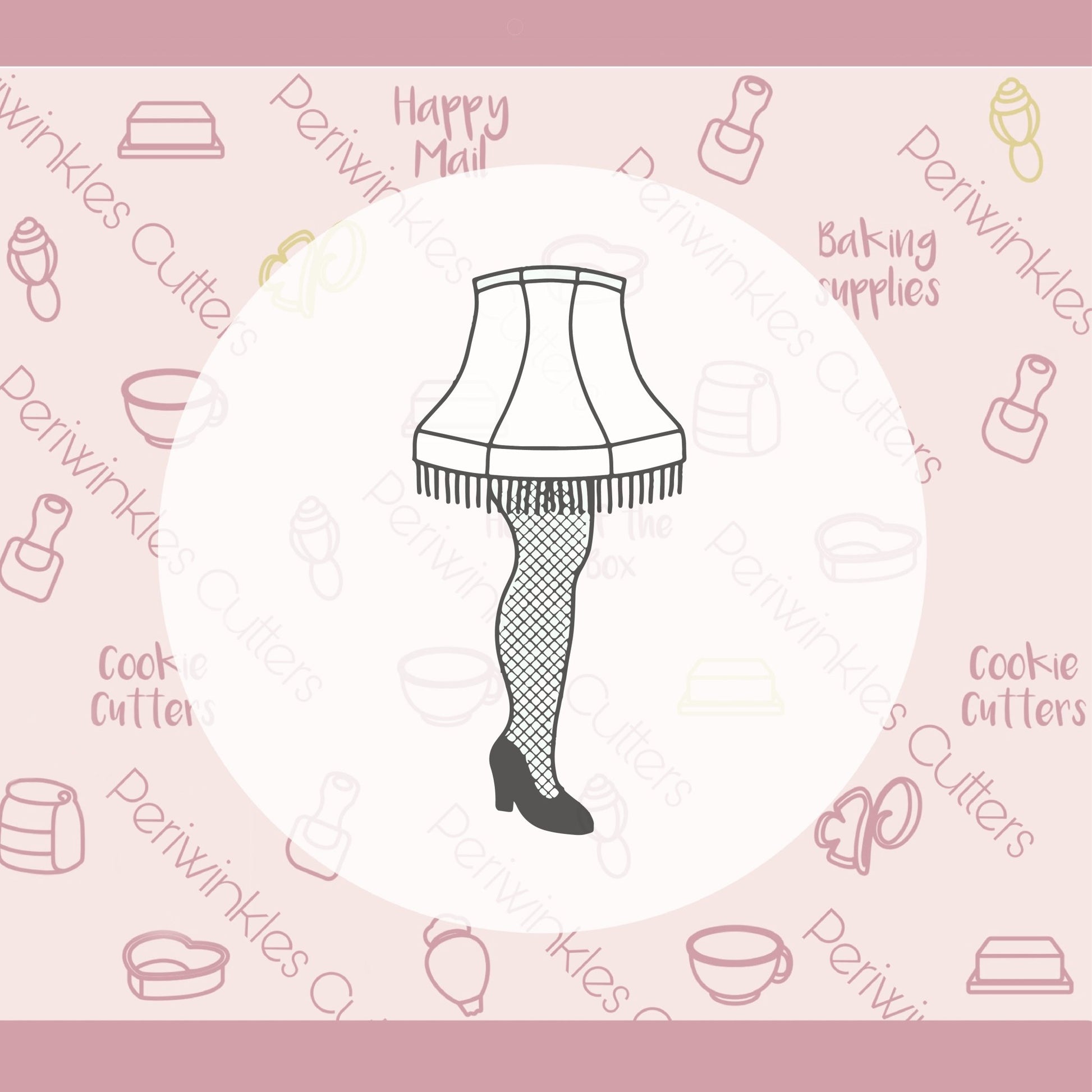Leg Lamp Cookie Cutter - Periwinkles Cutters