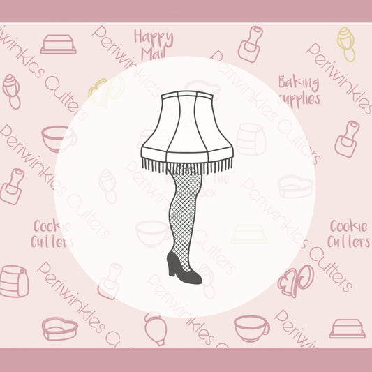 Leg Lamp Cookie Cutter - Periwinkles Cutters