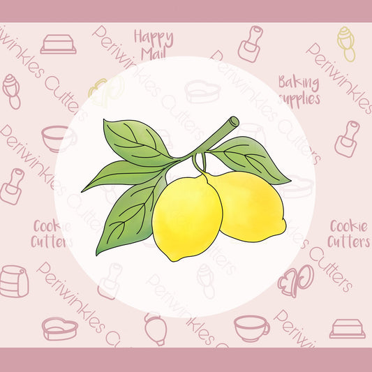 Lemons Branch Cookie Cutter - Periwinkles Cutters
