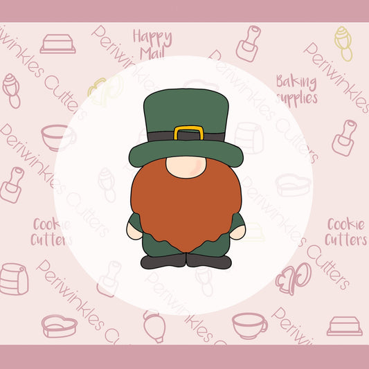 Leprechaun Gnome Boy Cookie Cutter - Periwinkles Cutters