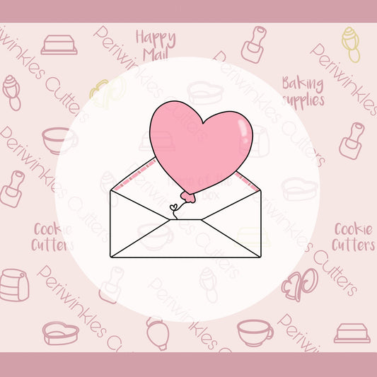 Letter of Love 2021 Cookie Cutter - Periwinkles Cutters